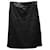 Falda cruzada de Coach en piel de cordero negra Negro Cuero  ref.898408