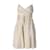 Diane Von Furstenberg Fontainne Plisseekleid aus elfenbeinfarbener Seide Weiß Roh  ref.898418