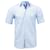 Jil Sander Mini Skull Print Striped Short Sleeve Shirt in Blue Cotton  ref.898431