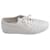 Sneakers Zimmermann bordées de cuir en toile blanche  ref.898482