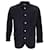 Brunello Cucinelli Tailored Jacket in Navy Blue Suede Leather  ref.898494