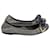 Louis Vuitton Flexible Sequined Bow Ballerina Flats in Silver Leather Silvery Metallic  ref.898552