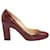 Sapatos Jimmy Choo Billie em couro envernizado vermelho  ref.898582