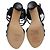 Sandali Stuart Weitzman con cinturino e tacco alto in vernice nera Nero - vista 6