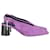 Iris & Ink Iris &Ink Slingback Block Heel Pumps in Purple Suede  ref.898601