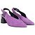 Iris & Ink Iris &Ink Slingback Block Heel Pumps in Purple Suede - view 3