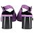 Iris & Ink Iris &Ink Slingback Block Heel Pumps in Purple Suede - view 4