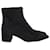 Iris & Ink Zip Ankle Boot in Black Suede  ref.898602