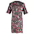 Erdem Printed T-Shirt Dress with Shoulder Fastening Detail in Multicolor Silk  Multiple colors  ref.898621