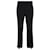 Miu Miu Pantalon à Ourlet Festonné en Polyester Noir  ref.898622