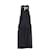 Moschino Cheap and Chic Neckholder-Kleid mit Schößchen-Silhouette aus schwarzem Triacetat Synthetisch  ref.898639