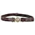 Cintura con logo Balenciaga in pelle marrone  ref.898641