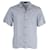 Prada Printed Short-Sleeve Sport Shirt in Light Blue Cotton  ref.898647