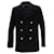 Abrigo forrado con botonadura en lana negra de Marc by Marc Jacobs Negro  ref.898664