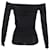 Stella Mc Cartney Stella McCartney Off-Shoulder Top in Black Wool  ref.898681