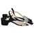 Jimmy Choo Marine 35 Metallic Sandals in Black Suede  ref.898682