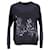 Pinko-Sweatshirt mit Blumenstickerei aus marineblauem Polyester  ref.898708