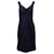 Ralph Lauren V-Neck Sleeveless Dress in Navy Blue Viscose Cellulose fibre  ref.898713