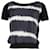 Top Sandro Paris con stampa Tie-Dye in cotone stampato nero  ref.898722