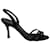 Manolo Blahnik Callasli Slingback Sandals in Black Nappa Leather  ref.898736