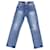 RE/Done-Jeans mit geradem Bein aus blauem Baumwolldenim Baumwolle  ref.898749