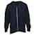 Cardigan lungo Kenzo Knit Zip in cotone blu navy  ref.898769