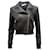 Iro Cropped Biker Jacket in Black Leather  ref.898774