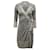 Vestido Cruzado Diane Von Furstenberg en Seda Negra  ref.898775