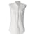 Alexander McQueen Sleeveless Blouse in White Cotton  ref.898789