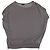 Camisa Suelta Vince en Seda Gris - vista 3