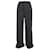 Ralph Lauren Pantalon droit à rayures en laine bleu marine  ref.898826