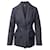 Maje Prince of Wales Checked Blazer in Navy Blue Wool   ref.898859