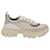 Brunello Cucinelli Monili-Chain Low-Top Sneakers in Beige Leather  ref.898874