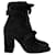 Alexandre Birman Lorraine Bow-Tie Ankle Boots in Black Suede  ref.898888