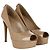 Décolleté spuntate Stuart Weitzman in vernice color carne - vista 5