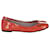 Marc Jacobs Mouse Print Ballet Flats in Orange Patent Leather  ref.898902