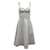 Carolina Herrera Sleeveless Midi Dress in White Print Cotton  ref.898927