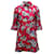 Diane Von Furstenberg Philippa Coat with Floating Flowers Print in Multicolor Wool Multiple colors  ref.898985