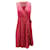 Diane Von Furstenberg Abito a portafoglio con stampa Shalamar in seta rosa  ref.898986