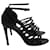 Salvatore Ferragamo Gladiator Strappy High Heeled Sandals in Black Patent Leather  ref.898992