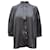 Theory Gathered Button Up Shirt in Black Silk  ref.899004