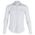 Camisa a rayas con logo bordado de Balenciaga en algodón azul  ref.899009