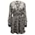 Mini abito Maje in vita arricciata con stampa Paisley in poliestere multicolor Multicolore  ref.899021