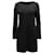 Theory Long Sleeve Dress in Black Viscose Cellulose fibre  ref.899086