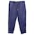 Max Mara Leisure Pool Chambray Tapered Pants in Blue Cotton  ref.899088
