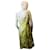 Autre Marque Robe fleurie Caractère Polyester Vert clair  ref.899113