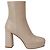 Botas Plataforma Daisen Gianvito Rossi em Couro Bege