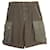 Loewe Cargo-Shorts aus Khaki-Baumwolle Grün  ref.899831