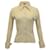 Ellery Knitted Ribbed Cardigan Top in Yellow Viscose Cellulose fibre  ref.899884