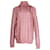 Suéter de gola alta Tod's Cable-Knit em lã merino rosa  ref.899903